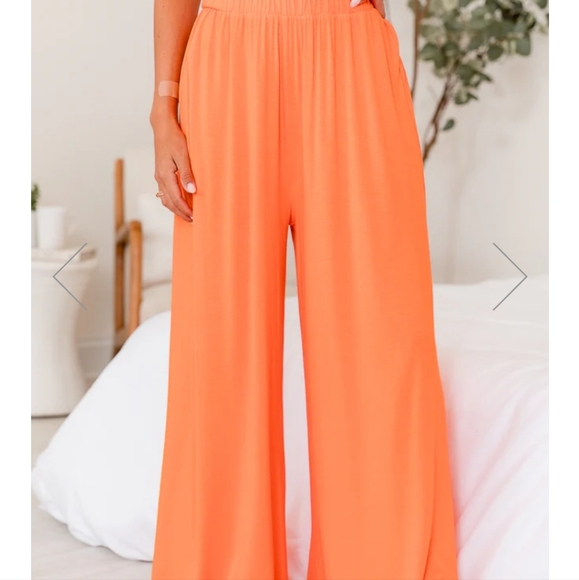 UPGRADE YOU CASUAL TWO PIECE ORANGE SET Size Small from Pinklily! - Picture 3 of 9